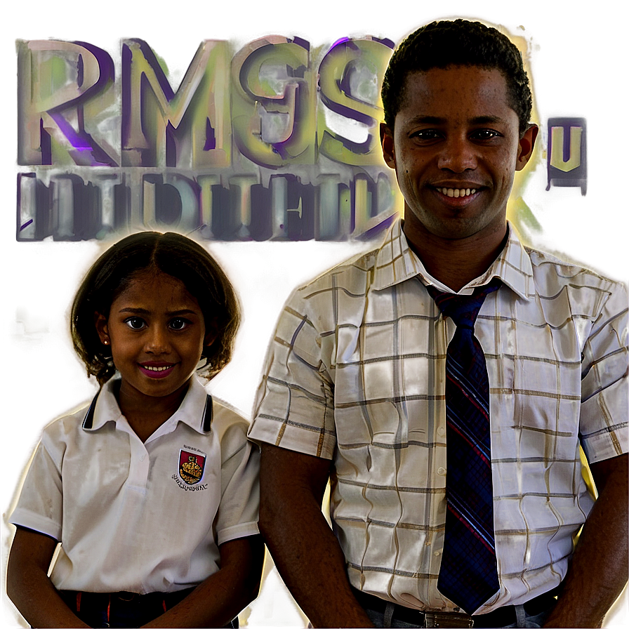 Principal And Pupils Png Mrt PNG Image