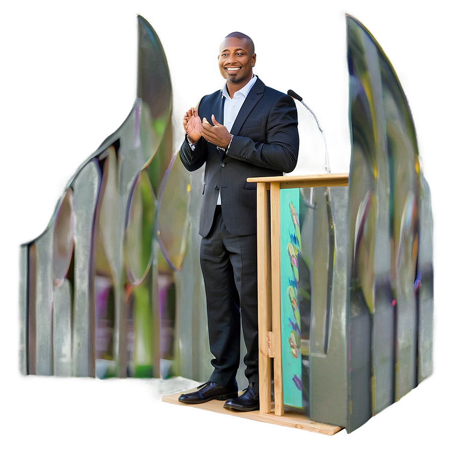 Principal On Stage Png Mql PNG Image