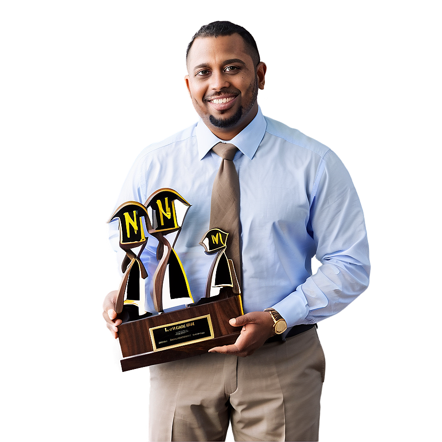 Principal With Trophy Png 78 PNG Image