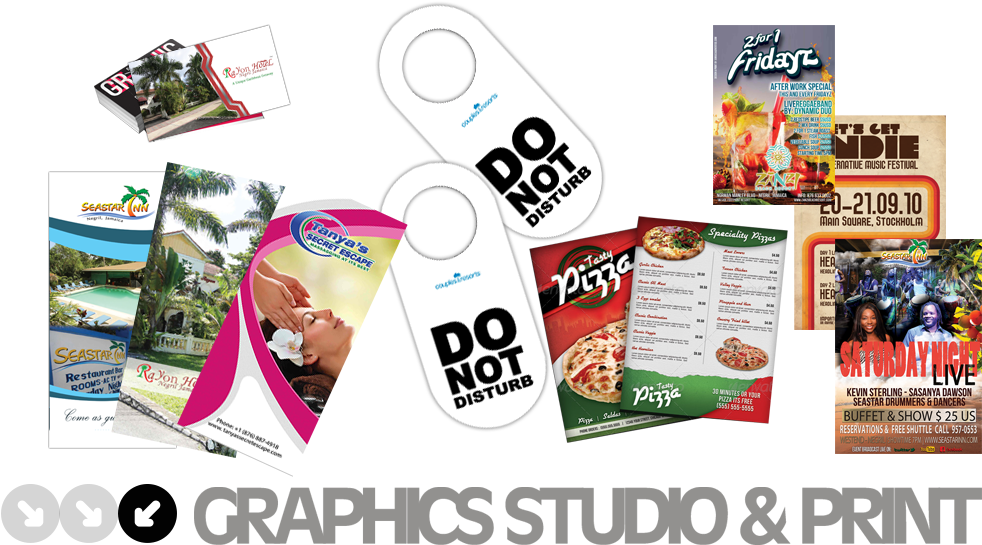 Print Design Portfolio Showcase PNG Image