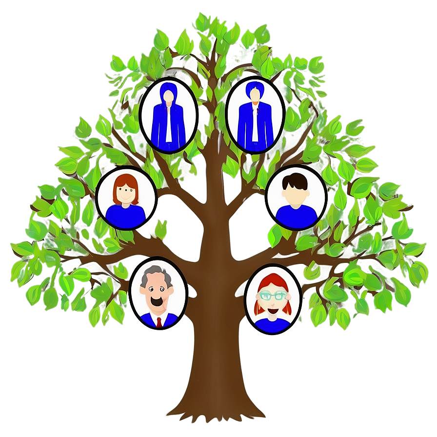 Printable Family Reunion Tree Diagram Png 06212024 PNG Image