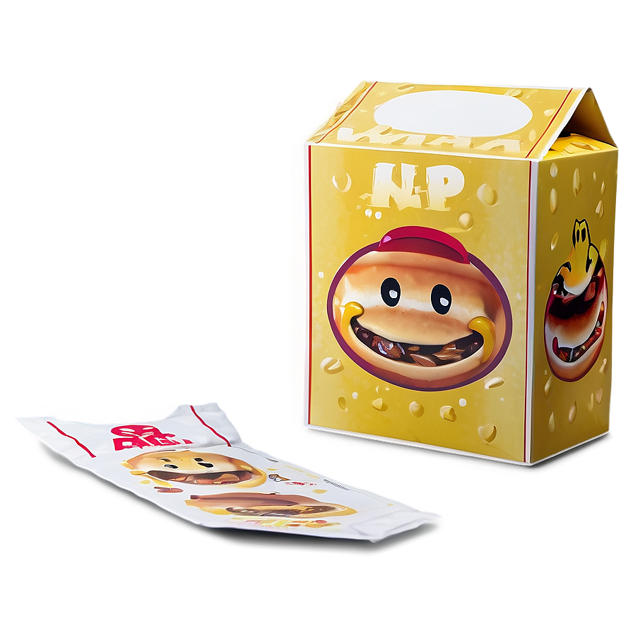 Printable Happy Meal Box Template Png Eab PNG Image