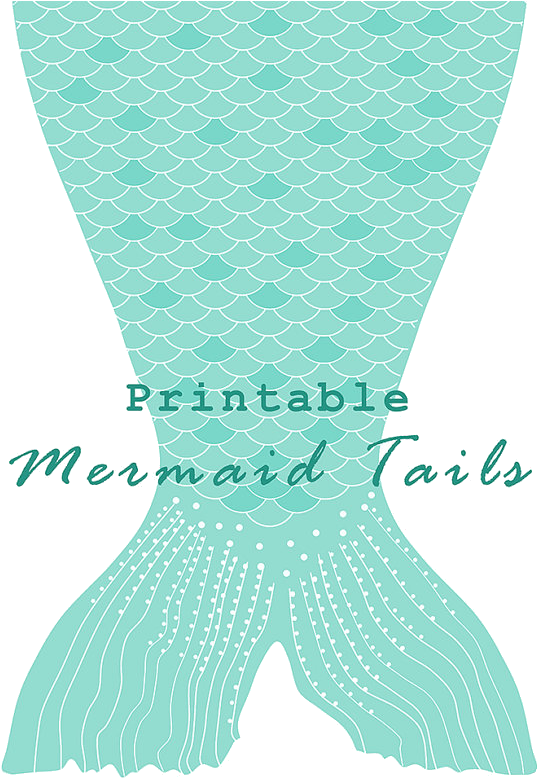 Printable Mermaid Tail Clipart PNG Image