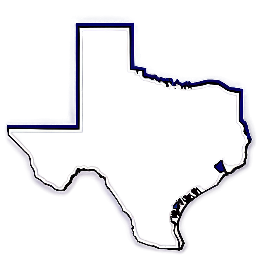 Printable Texas Outline Png 05252024 PNG Image