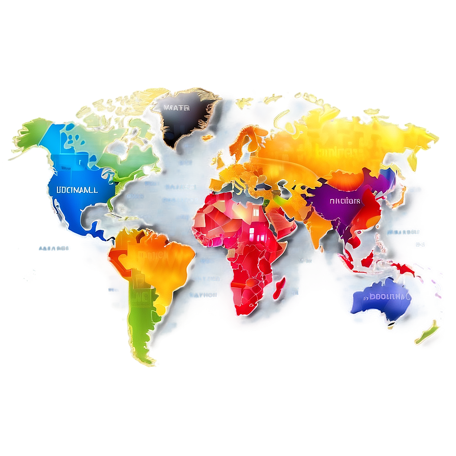 Printable World Map Vector Png 35 PNG Image