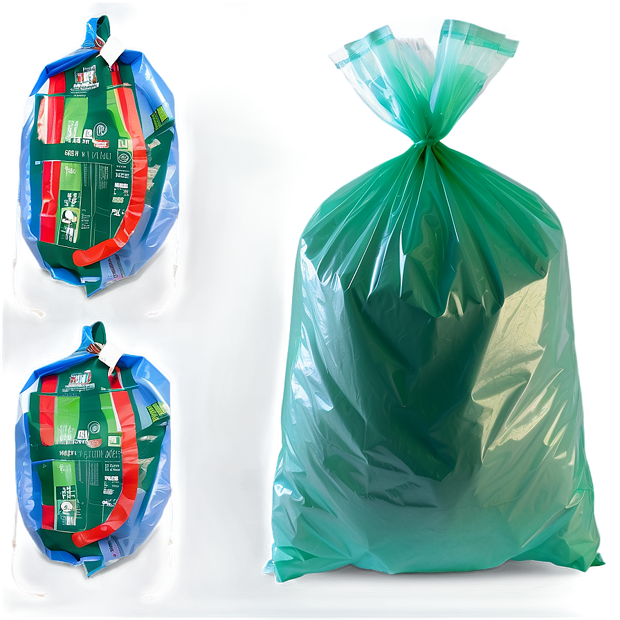 Printed Plastic Bag Png Pjt PNG Image