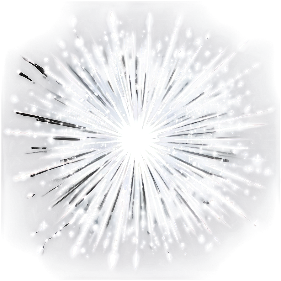 Pristine White Glitter Blast Png Lhk23 PNG Image