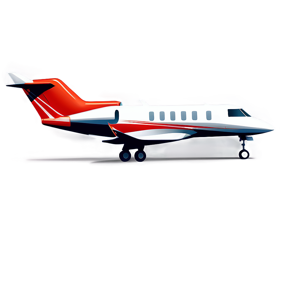 Private Jet Illustration Png 05042024 PNG Image