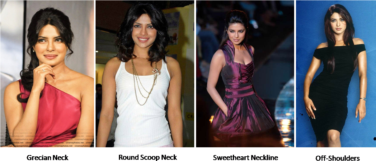 Priyanka Chopra Neckline Styles PNG Image