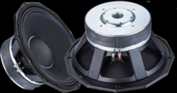 Professional Audio Speakers PNG Image