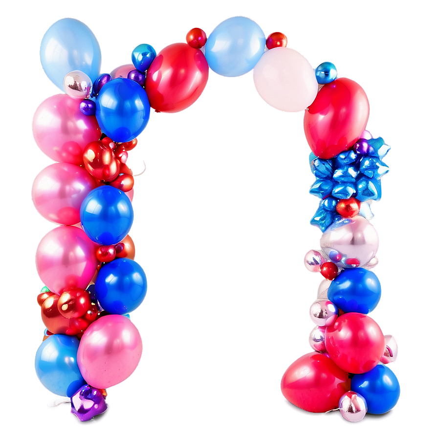 Professional Balloon Garland Services Png Cff PNG Image