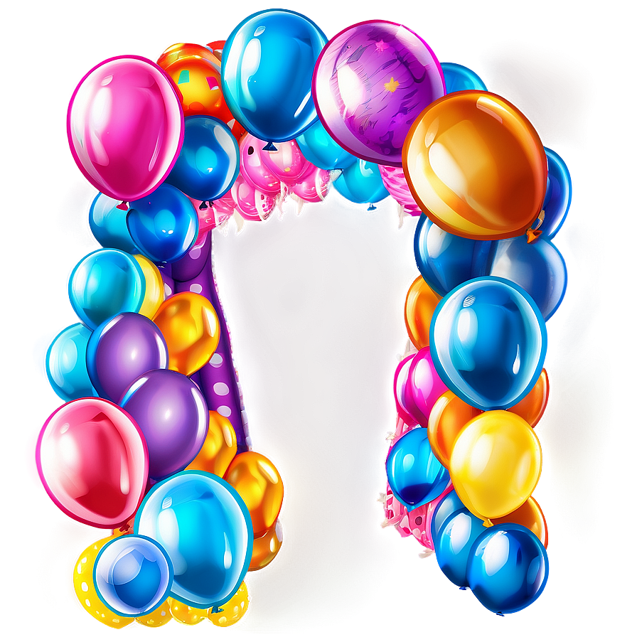 Professional Balloon Garland Services Png Kvm PNG Image