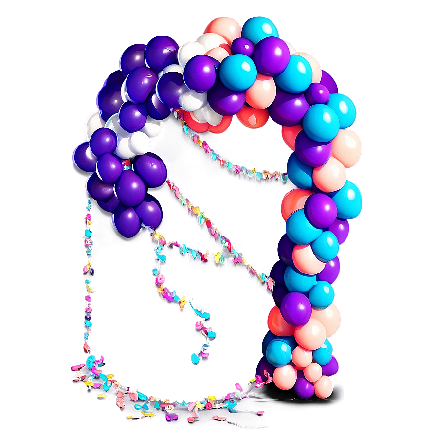 Professional Balloon Garland Services Png Tkq14 PNG Image