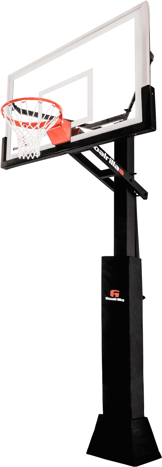 Professional Basketball Hoop Standing PNG Image