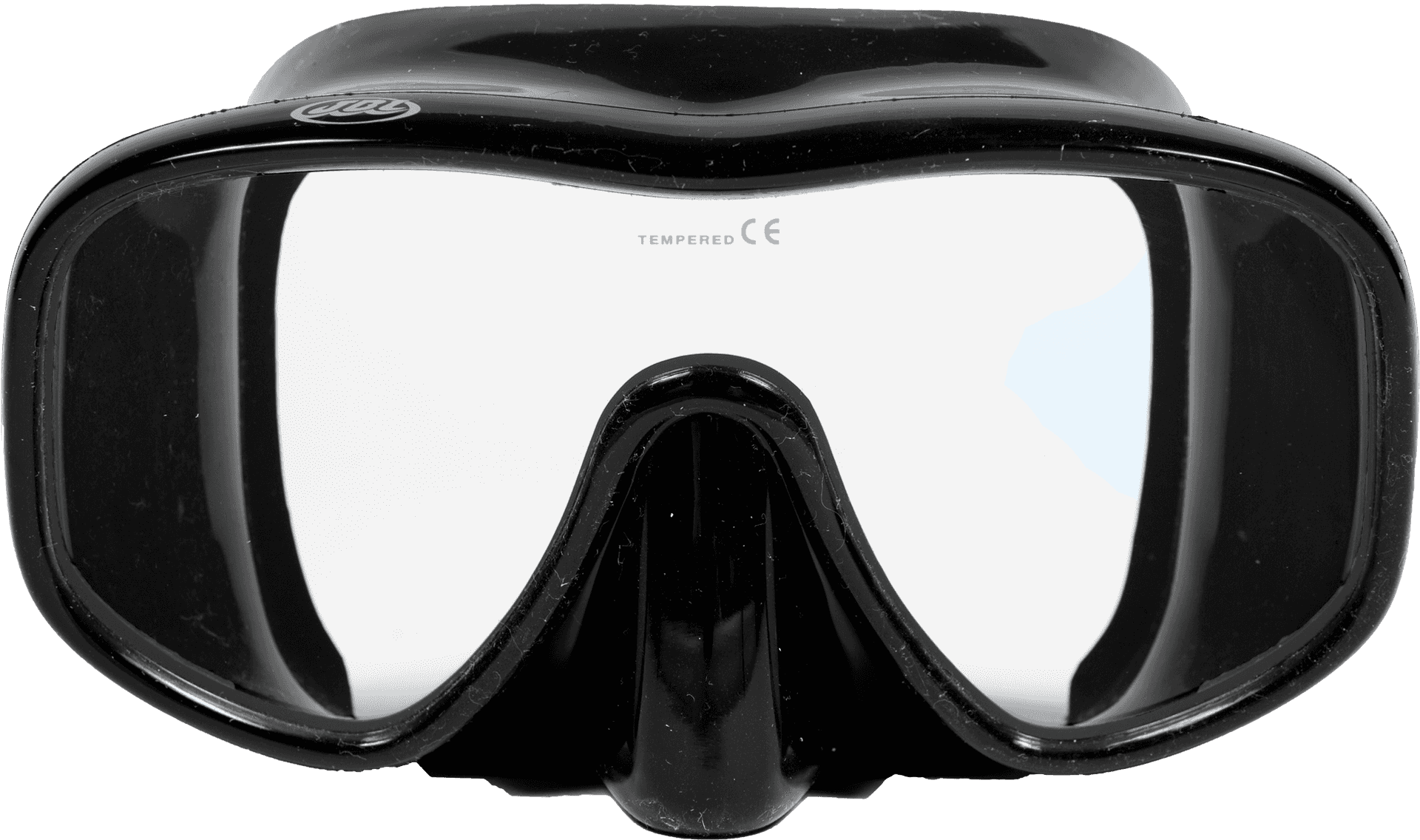 Professional Black Diving Mask PNG Image