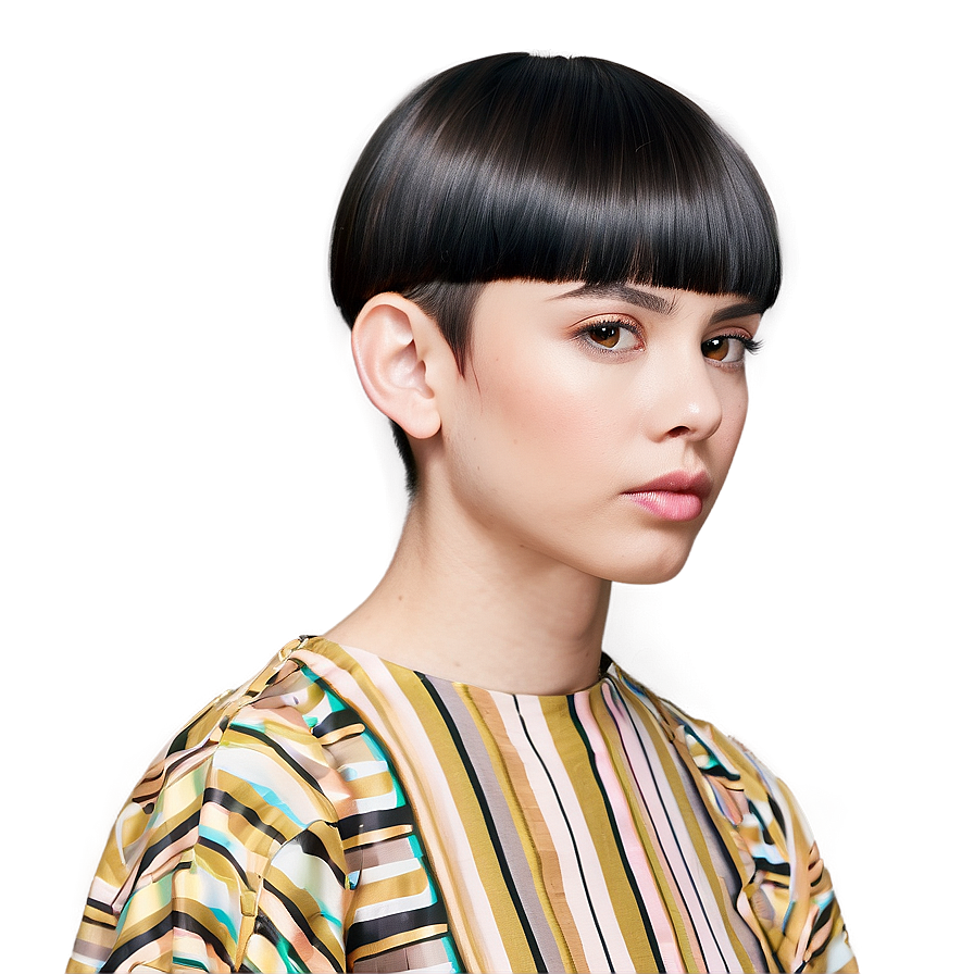 Professional Bowl Cut Look Png Mtt PNG Image