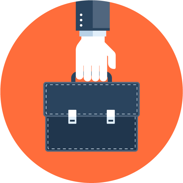 Professional Briefcase Graphic PNG Image