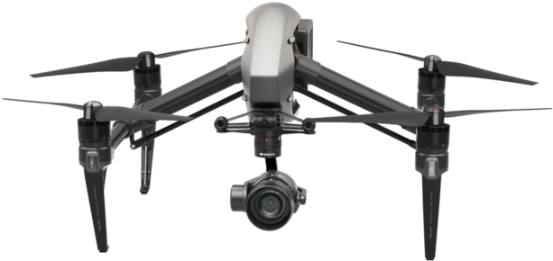 Professional Camera Drone Isolated PNG Image