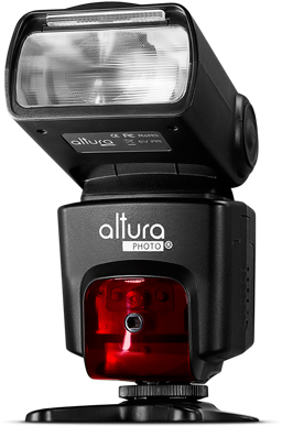 Professional Camera Flash Altura Photo Model PNG Image