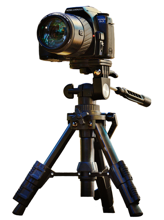 Professional Cameraon Tripod PNG Image