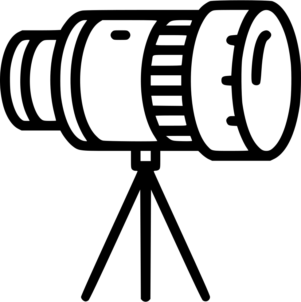 Professional Cameraon Tripod Vector PNG Image