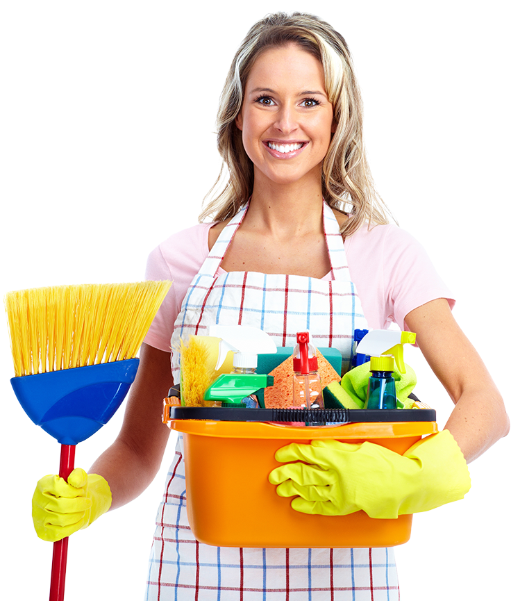 Professional Cleaning Service Expert PNG Image