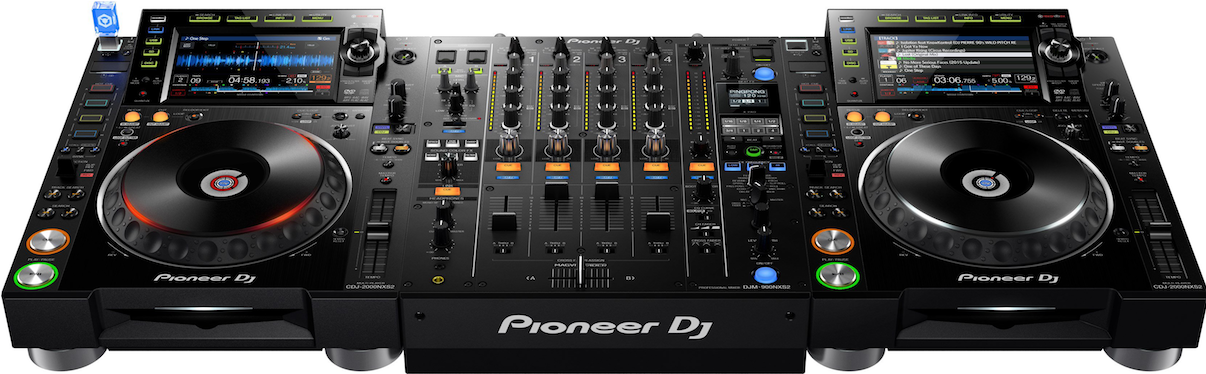 Professional D J Setup Pioneer PNG Image