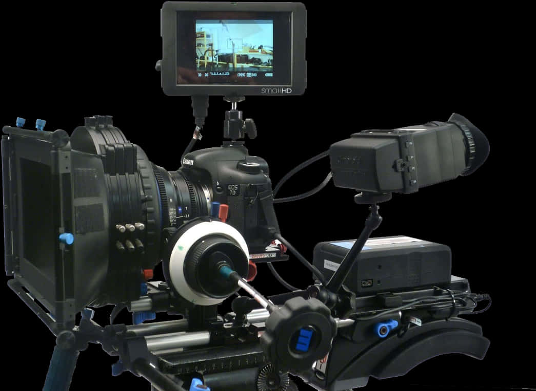 Professional D S L R Video Setup PNG Image