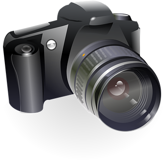 Professional Digital Camera Icon PNG Image