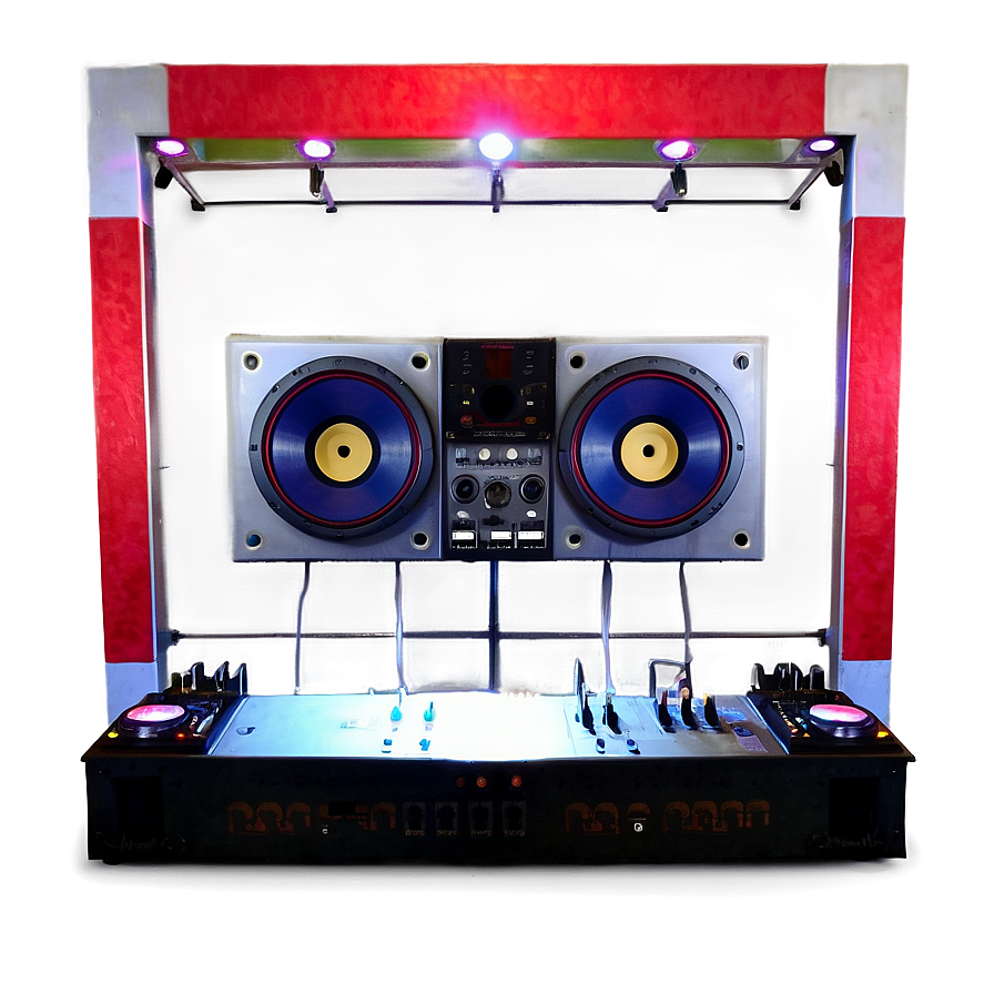 Professional Dj Booth Png Kxp PNG Image