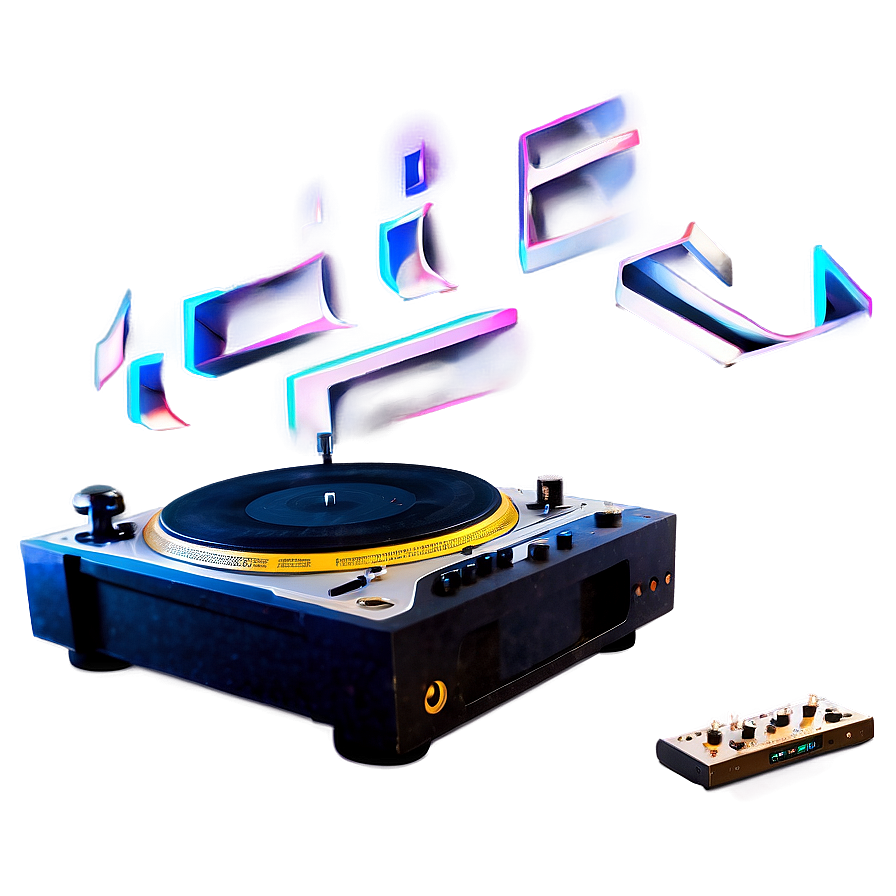 Professional Dj Turntable Png Ieb46 PNG Image