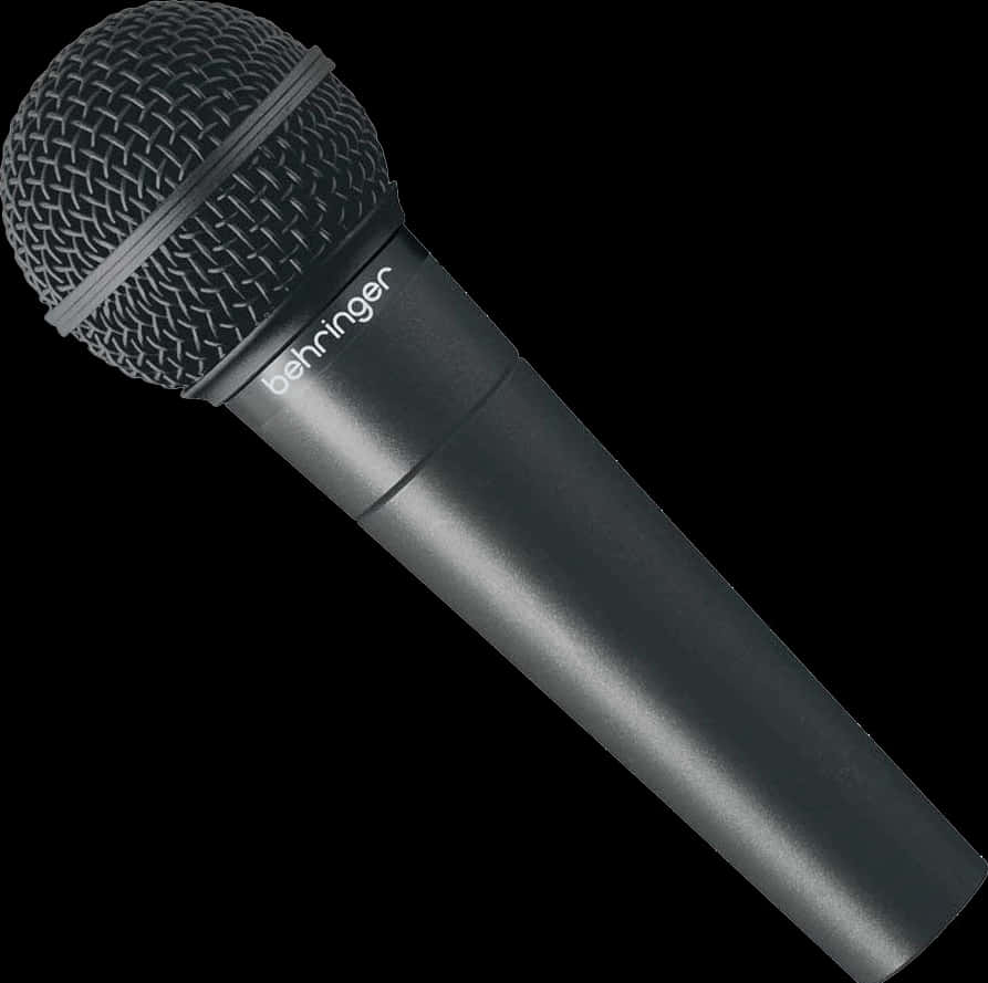 Professional Dynamic Microphone PNG Image