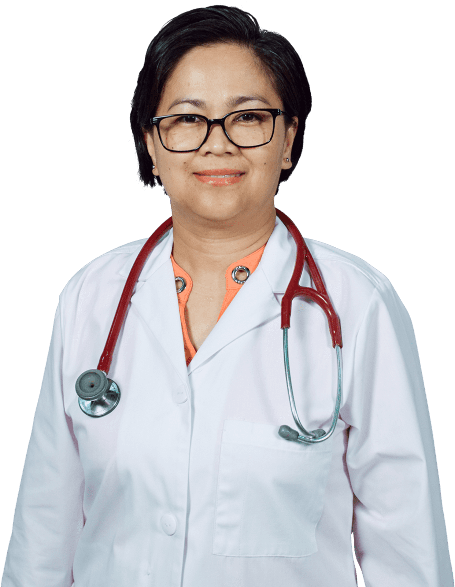 Professional Female Physician Portrait PNG Image