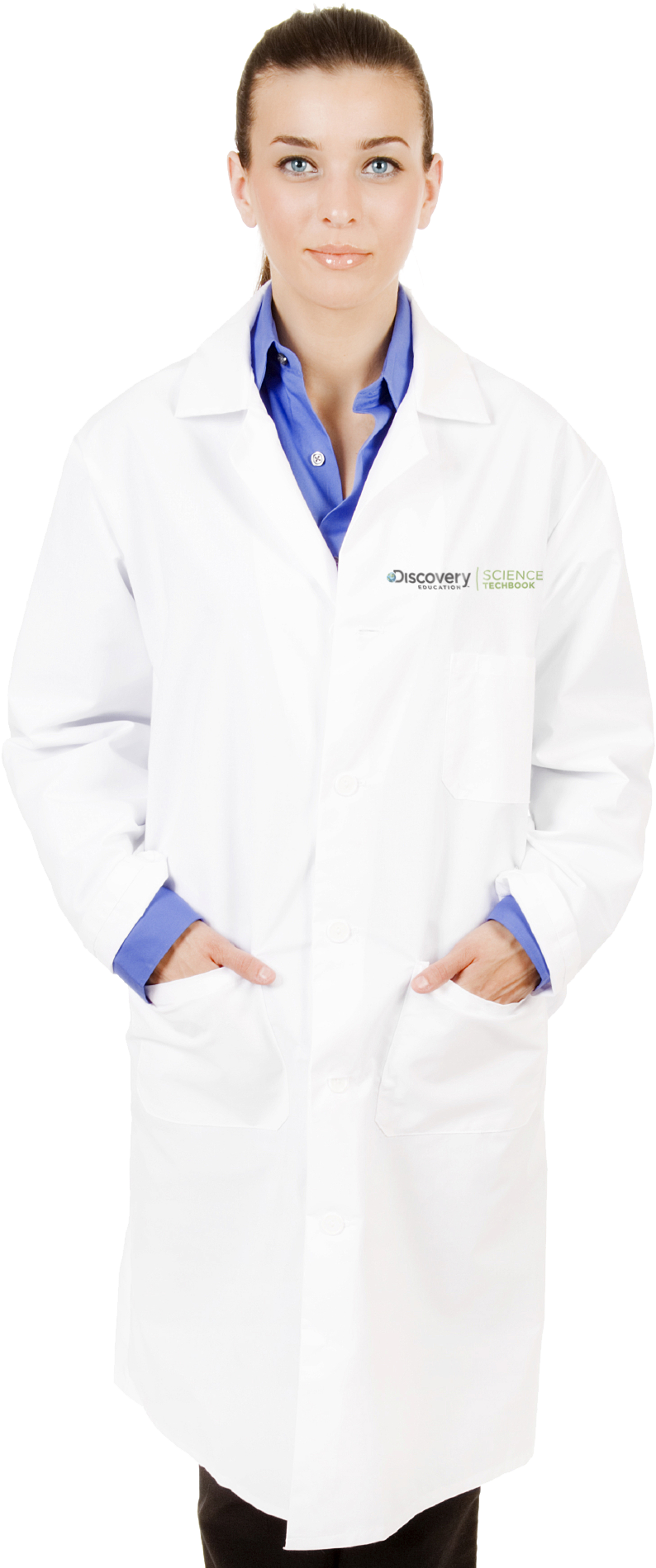 Professional Female Scientist Portrait PNG Image