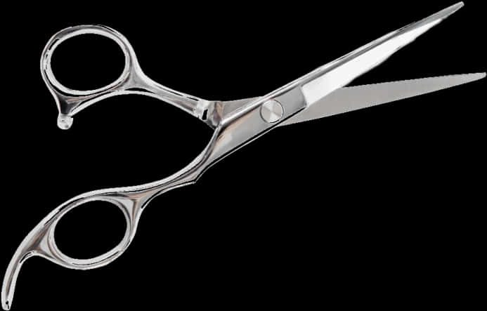 Professional Hairdressing Scissors PNG Image