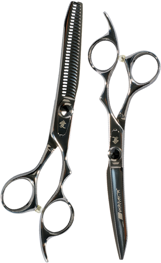 Professional Hairdressing Scissors PNG Image