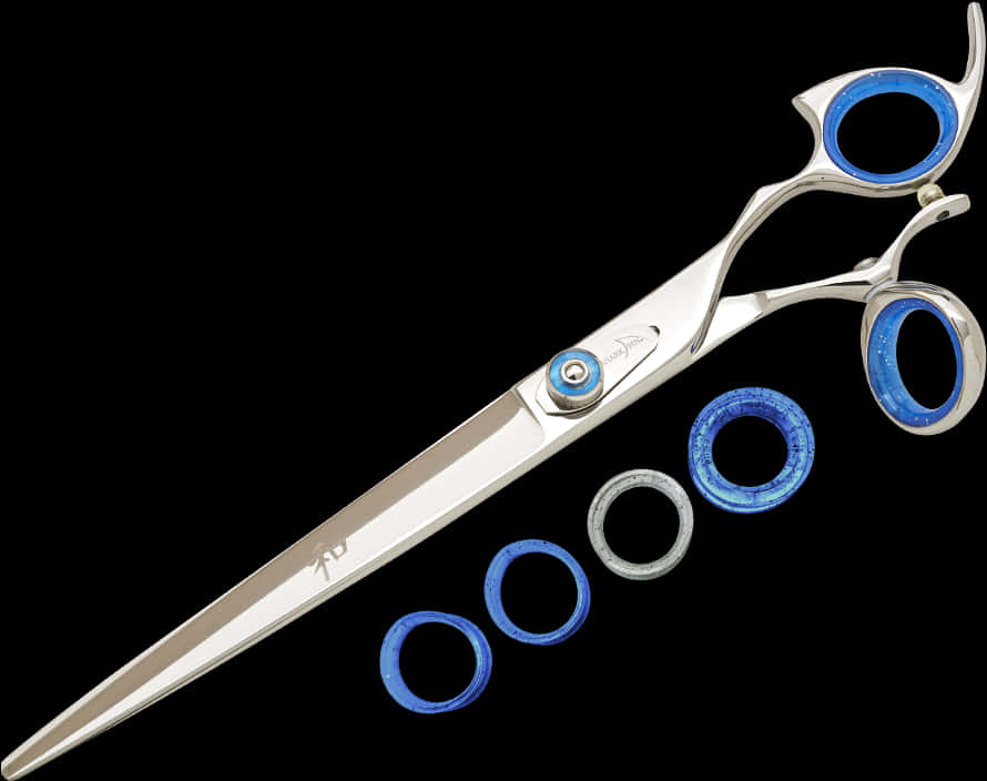 Professional Hairdressing Scissors PNG Image