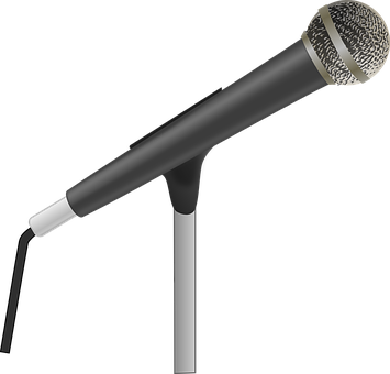 Professional Handheld Microphone PNG Image