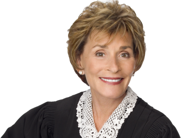 Professional Judge Portrait PNG Image