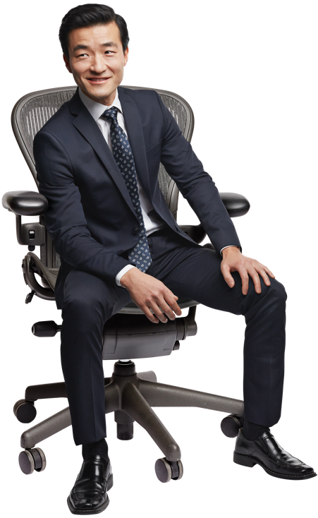 Professional Man Sittingin Office Chair.png PNG Image