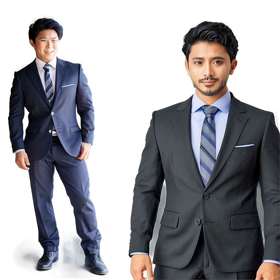 Professional Man Standing In Suit Png 05252024 PNG Image