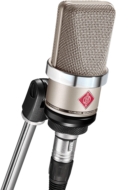 Professional Neumann Studio Microphone PNG Image