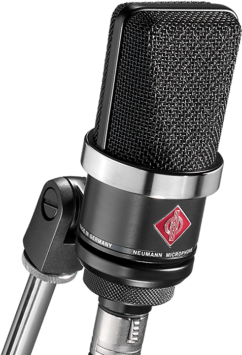 Professional Neumann Studio Microphone PNG Image