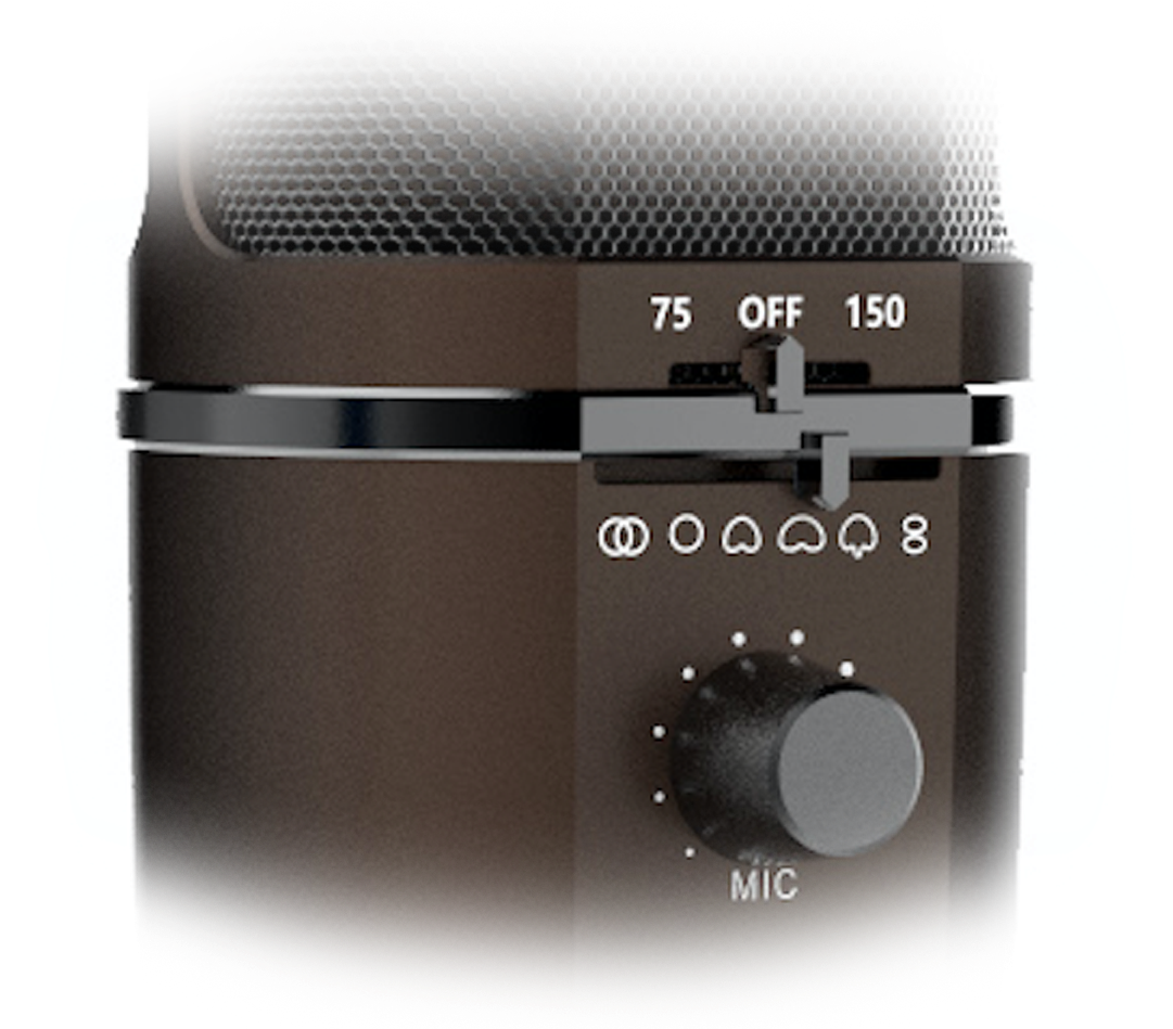 Professional Podcast Microphone PNG Image