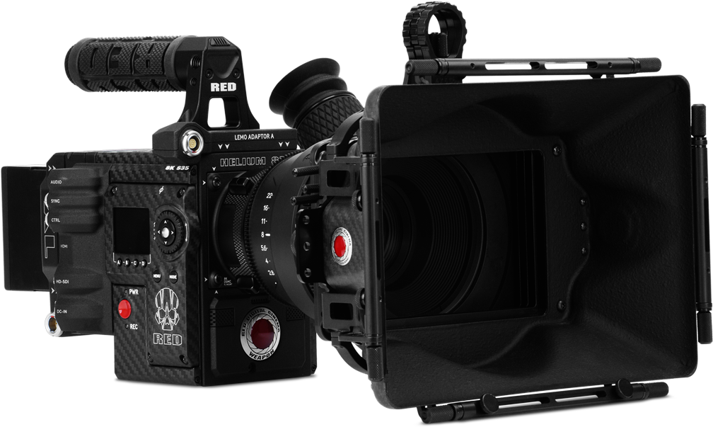 Professional R E D Cinema Camera Setup PNG Image