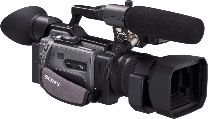 Professional Sony Video Camera PNG Image