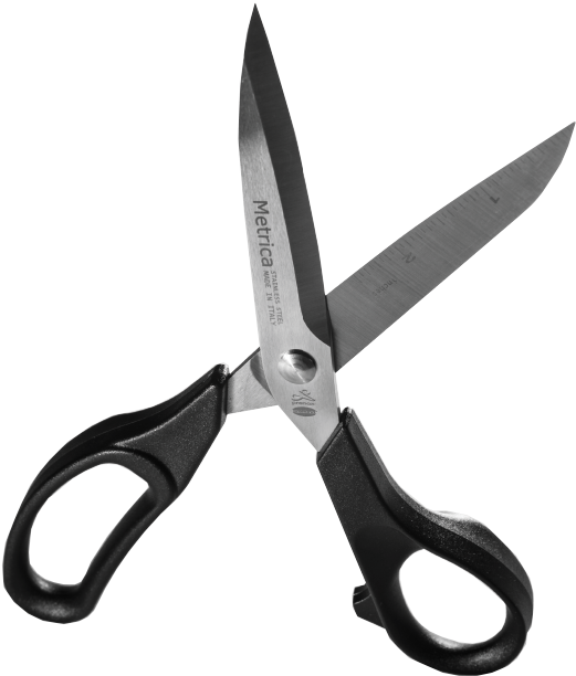 Professional Stainless Steel Scissors PNG Image