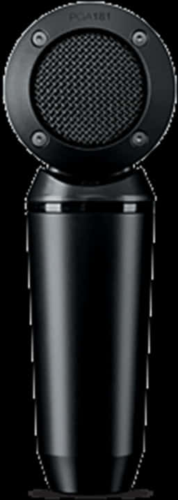 Professional Studio Microphone PNG Image