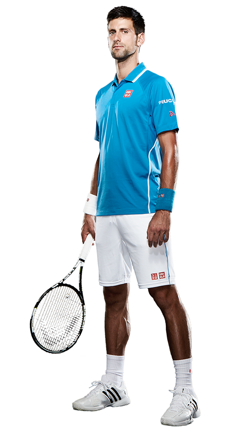 Professional Tennis Player Pose PNG Image