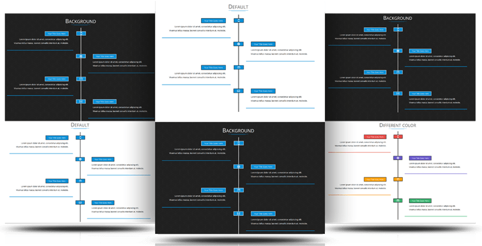 Professional Timeline Designs PNG Image